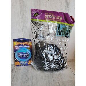 Halloween new spider web‎ full bracelet prop home decor set